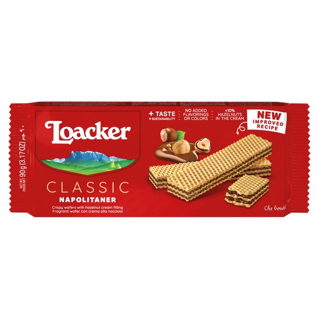 Loacker Napolitaner Hazelnut Cream Wafer - McGrocer