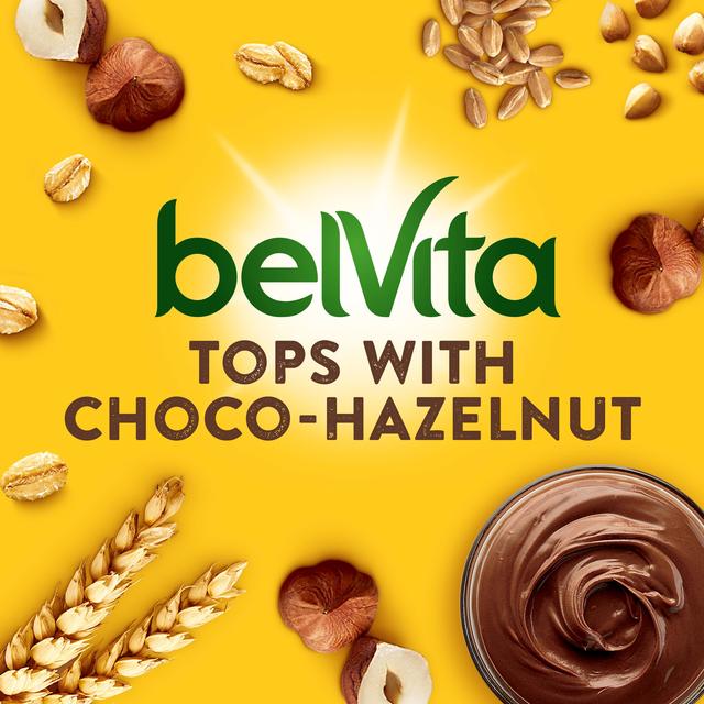 Belvita Choco-Hazelnut Tops Breakfast Biscuits Food Cupboard M&S   