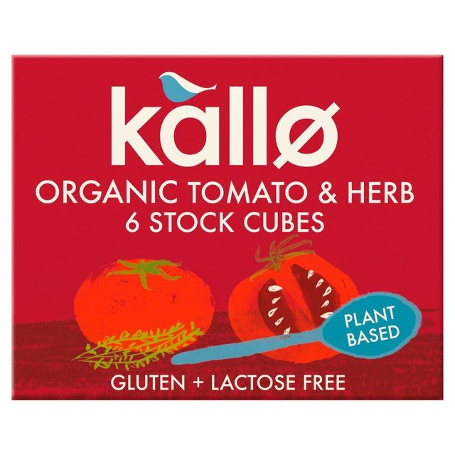 Kallo Organic Tomato & Herb Stock Cubes Food Cupboard M&S   