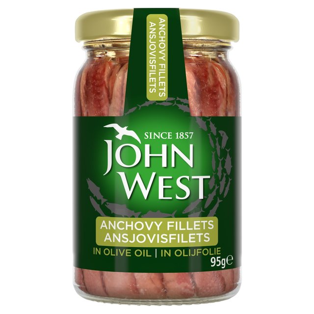 John West Anchovies Fillets Olive Oil Food Cupboard M&S Default Title  