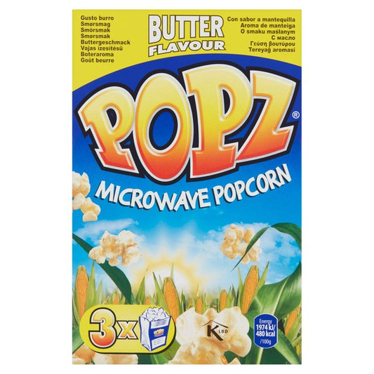 Popz Microwave Butter Popcorn Crisps, Nuts & Snacking Fruit M&S Title  