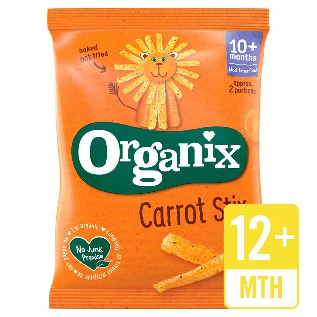 Organix Carrot Organic Stix, 10 mths+