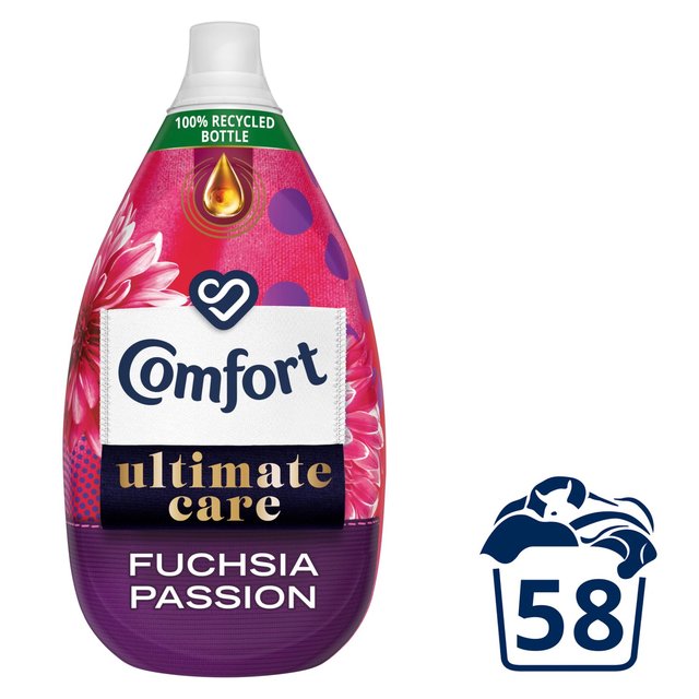 Comfort Intense Ultra Concentrated Fabric Conditioner Fuchsia 58 Wash GOODS M&S   