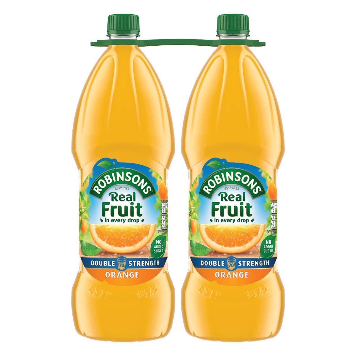 Robinsons Real Fruit Double Strength Orange Squash, 2 x 1.75L GOODS Costco UK   