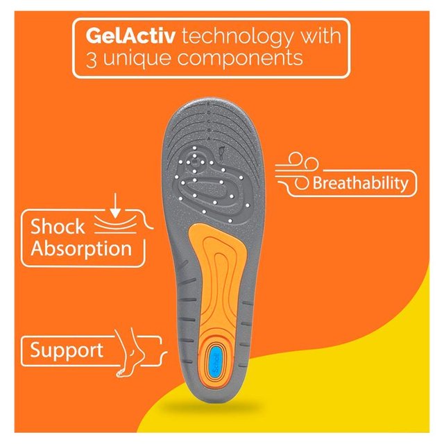 Scholl GelActiv Mens Work Insoles General Household M&S   