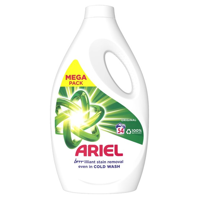 Ariel Original Washing Liquid 1.890L 54 Washes Laundry M&S   