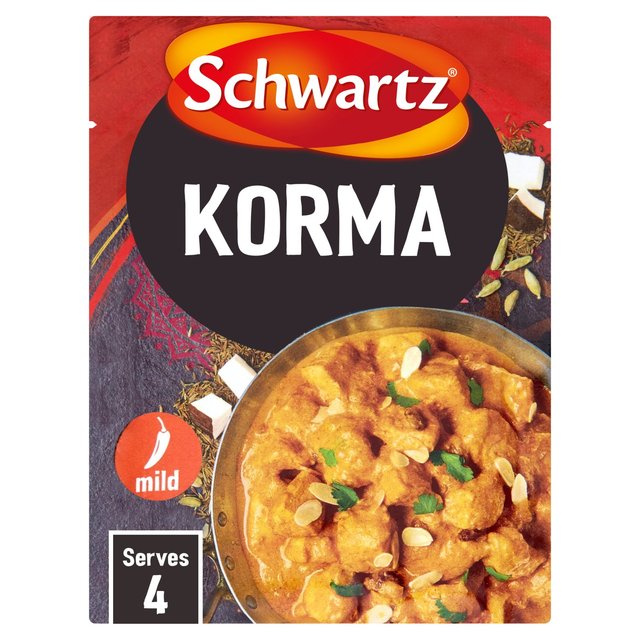 Schwartz Indian Korma Recipe Mix WORLD FOODS M&S   