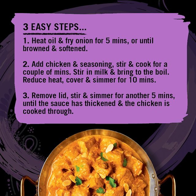 Schwartz Indian Korma Recipe Mix WORLD FOODS M&S   