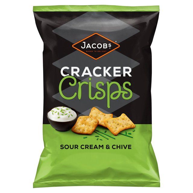 Jacob's Cracker Crisps Sour Cream & Chive FOOD CUPBOARD M&S   