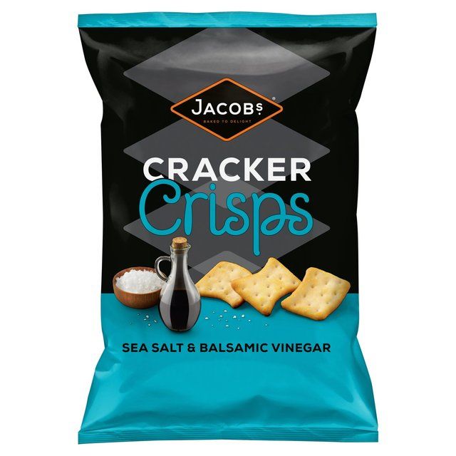 Jacob's Cracker Crisps Sea Salt & Balsamic Vinegar