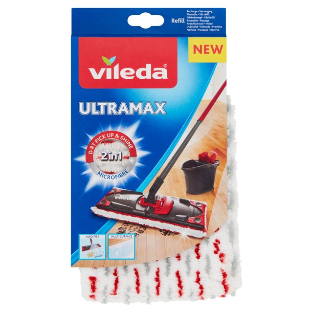 Vileda Ultramax 2in1 Microfibre Mop Refill