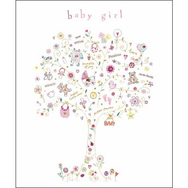 New Baby Girl Card Miscellaneous M&S Default Title  