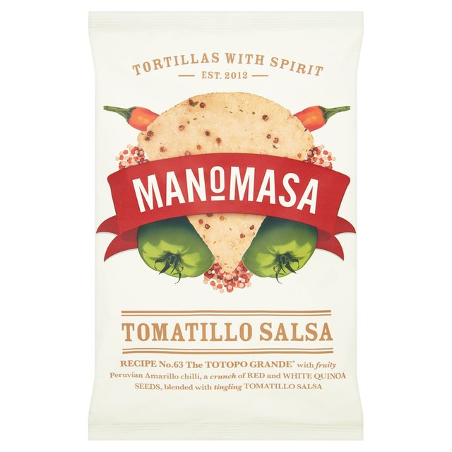 Manomasa Tomatillo Salsa Tortilla Chips Food Cupboard M&S Default Title  