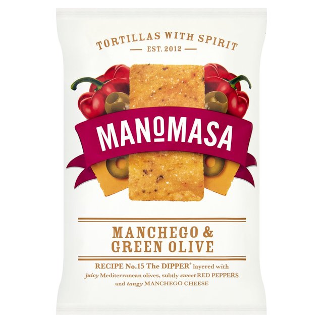 Manomasa Manchego & Green Olive Tortilla Chips