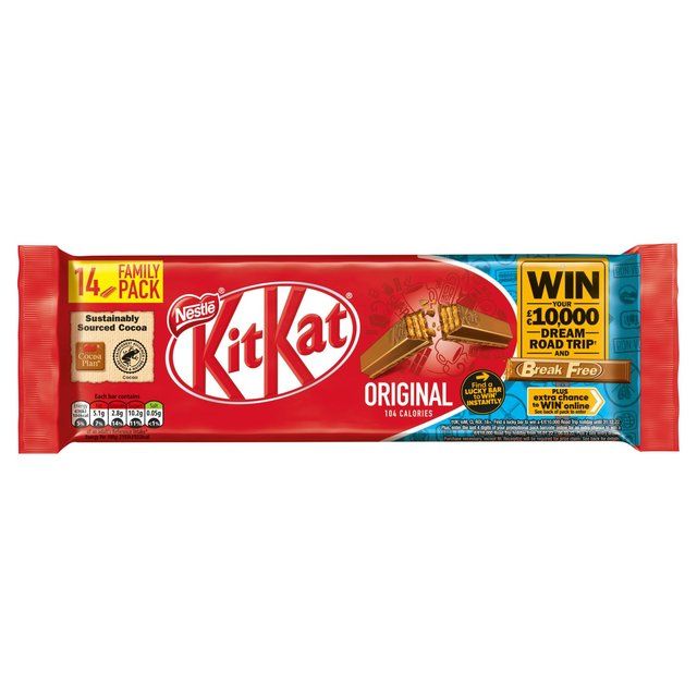 KitKat 2 Finger Milk Chocolate Biscuit Bar Biscuits, Crackers & Bread M&S   