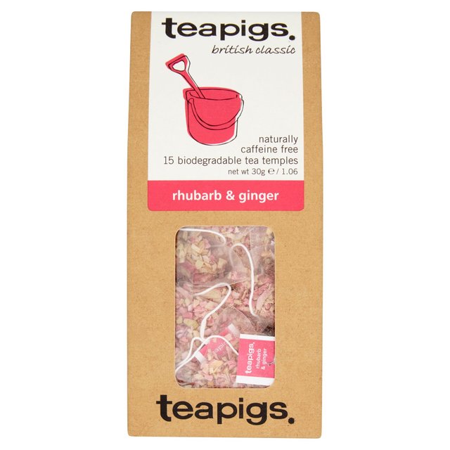 Teapigs Rhubarb & Ginger Tea Bags Tea M&S   