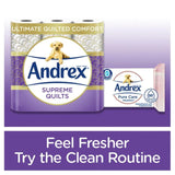 Andrex Supreme Quilts Toilet Roll - 9 Rolls Bathroom M&S   