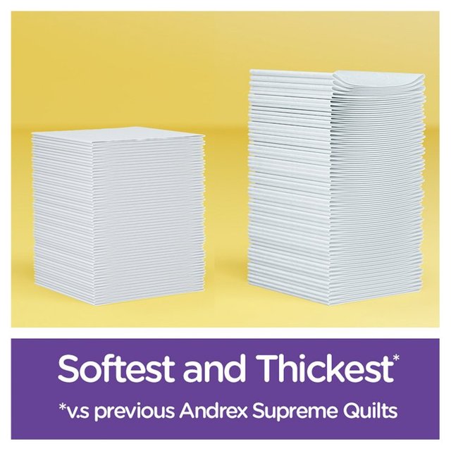 Andrex Supreme Quilts Toilet Roll - 9 Rolls Bathroom M&S   