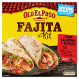 Old El Paso Mexican Fiery Jalepano & Tomato Fajita Kit WORLD FOODS M&S   