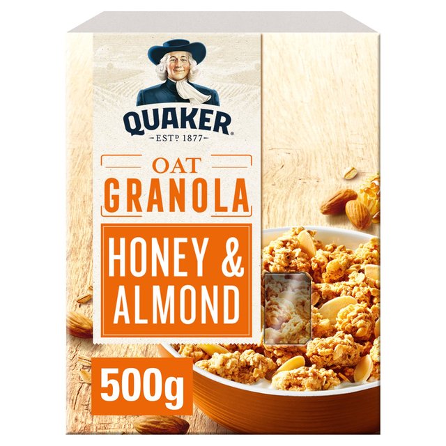 Quaker Oat Granola Honey & Almond Cereals M&S Default Title  