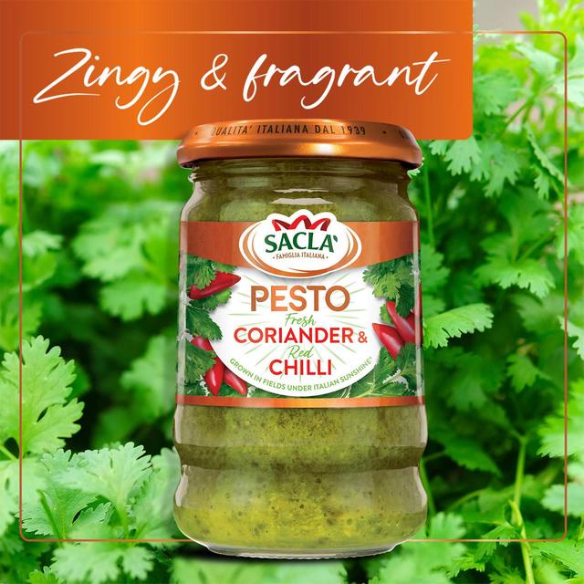 Sacla' Fresh Coriander Pesto Cooking Sauces & Meal Kits M&S   