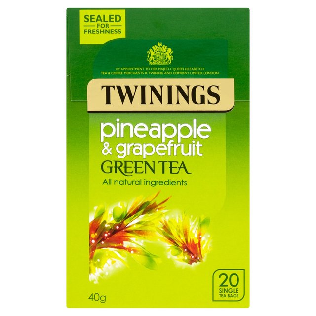 Twinings Pineapple & Grapefruit Green Tea, 20 Tea Bags Tea M&S   