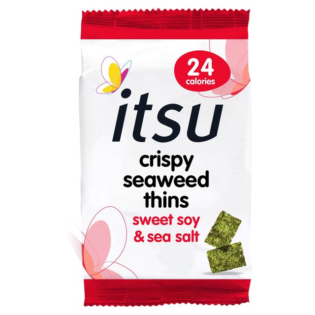 Itsu Seaweed Thins Sweet Soy & Sea Salt Food Cupboard M&S Default Title  