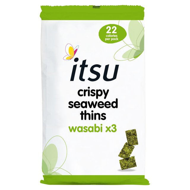 Itsu wasabi crispy seaweed thins multipack