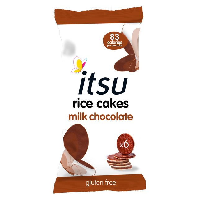 Itsu Milk Chocolate Rice Cakes Food Cupboard M&S Default Title  