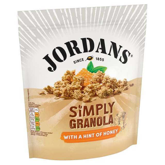 Jordans Cereals Simply Granola - With a Hint of Honey Food Cupboard M&S   