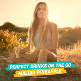 Malibu Coconut Rum & Pineapple Sparkling Pre-Mixed Can Wine & Champagne M&S   