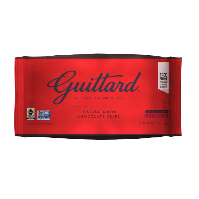 Guittard Extra Dark Chocolate Baking Chips 63%