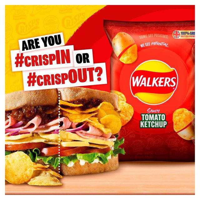 Walkers Tomato Ketchup Multipack Crisps Free from M&S   