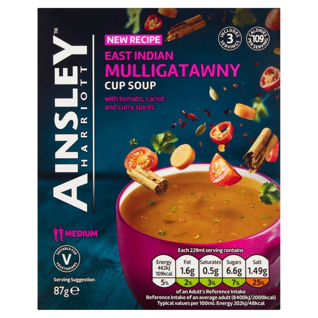 Ainsley Harriott Mulligatawny Cup Soup Food Cupboard M&S Default Title  