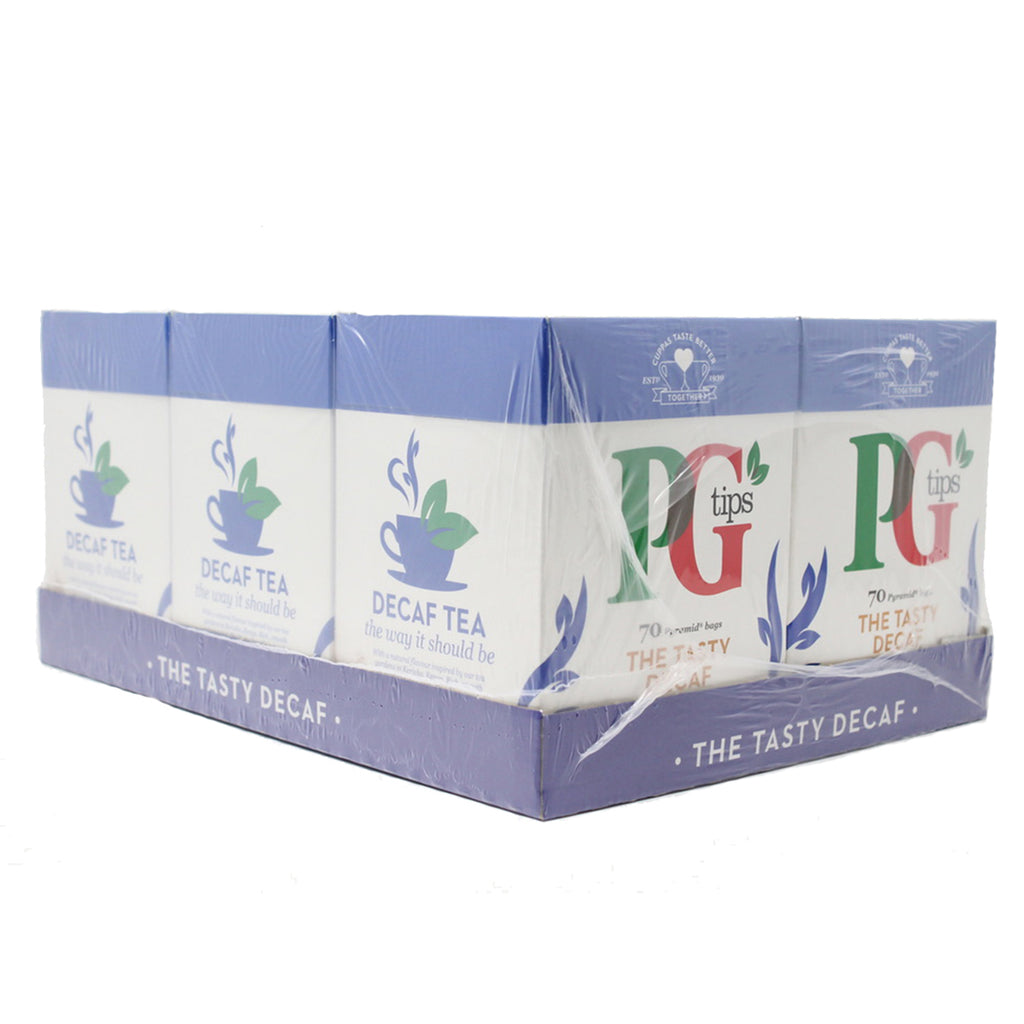 PG Tips Decaf Tea Bags, 6 x 70 Pack