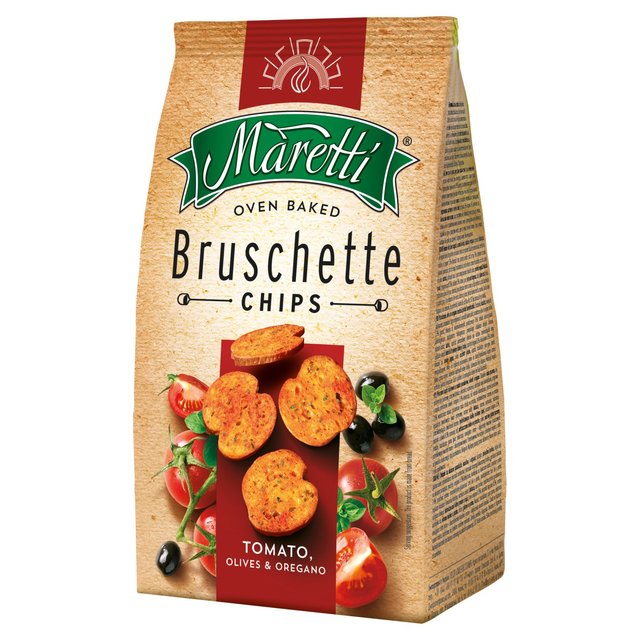 Maretti Tomato, Olives & Oregano Bruschetta Bites Food Cupboard M&S   