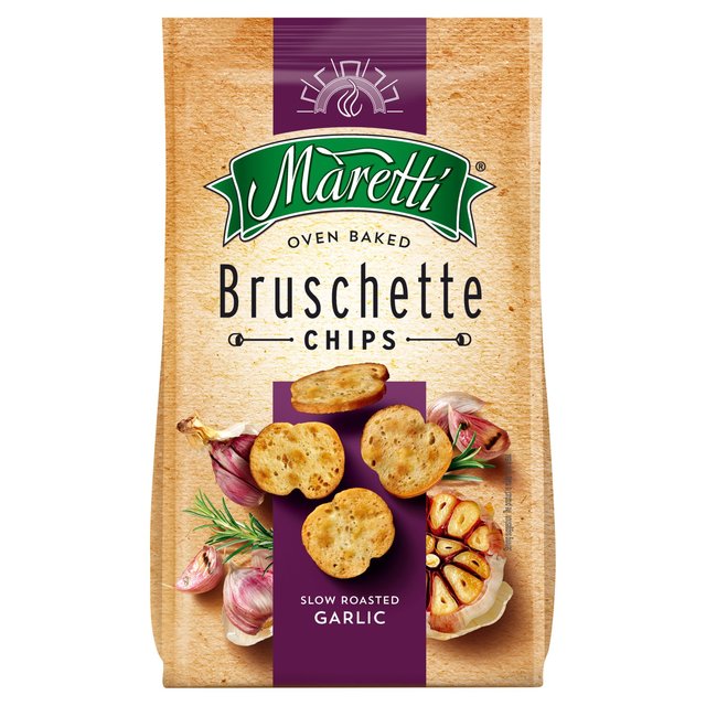 Maretti Slow Roasted Garlic Bruschetta Bites Food Cupboard M&S   