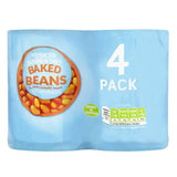 Sainsbury's Reduced Sugar & Salt Baked Beans In Tomato Sauce 4x400g - McGrocer