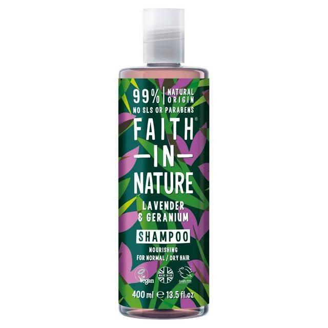 Faith in Nature Lavender & Geranium Shampoo 400ml - McGrocer