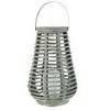 Sainsbury's Home Solar Grey Rattan Lantern Small