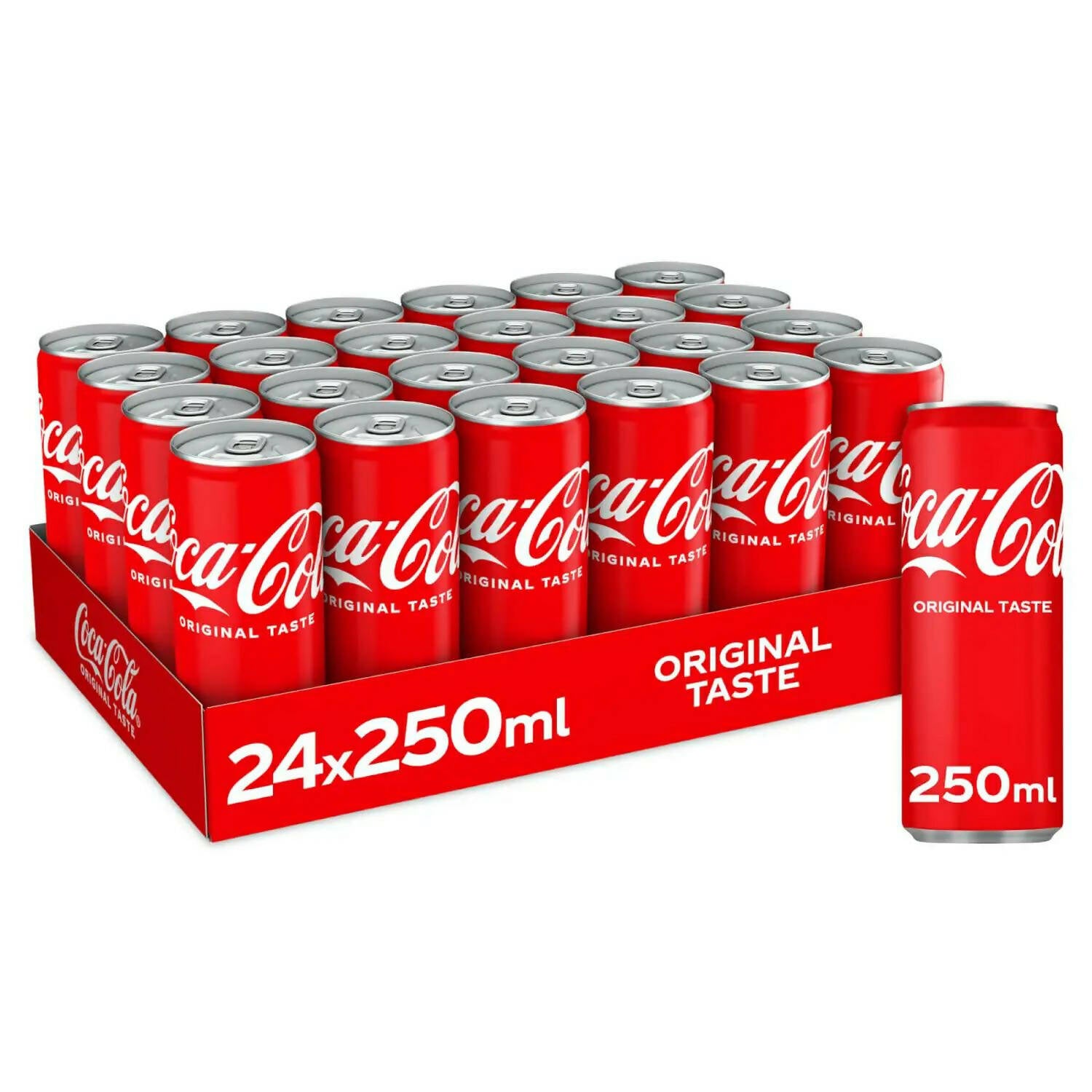 Coca-Cola Original Taste 24x250ml Soft Drinks McGrocer Direct   