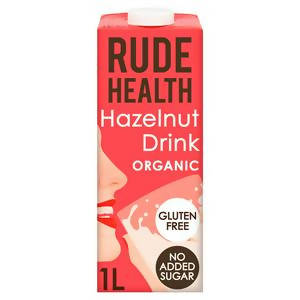 Rude Health Organic Hazelnut Drink 1L milk free Sainsburys   