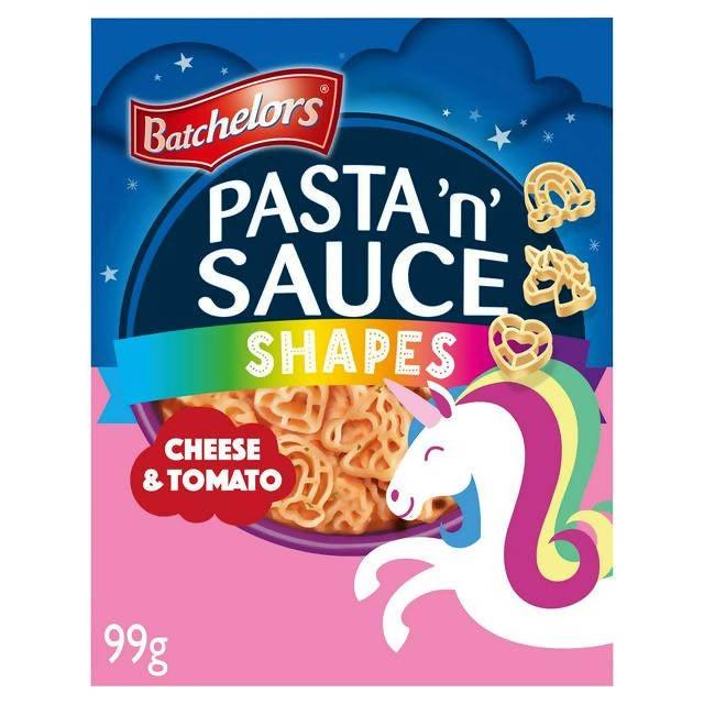 Batchelors Pasta n Sauce Unicorn Shapes Cheese & Tomato Sachet 99g - McGrocer