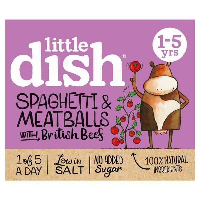 Little Dish Spaghetti & Meatballs with British Beef 200g