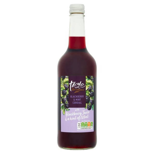 Sainsbury's Blackberry & Mint Cordial, Taste the Difference 500ml