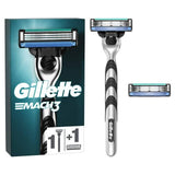 Gillette Mach 3 Razor + Extra Razor Blade men's razors & blades Sainsburys   