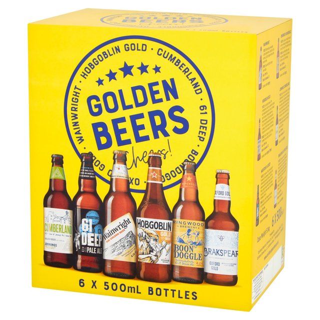 Golden Beers Mixed Pack Ales Bottles