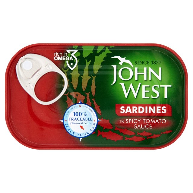 John West Sardines Spicy Tomato Food Cupboard M&S Default Title  