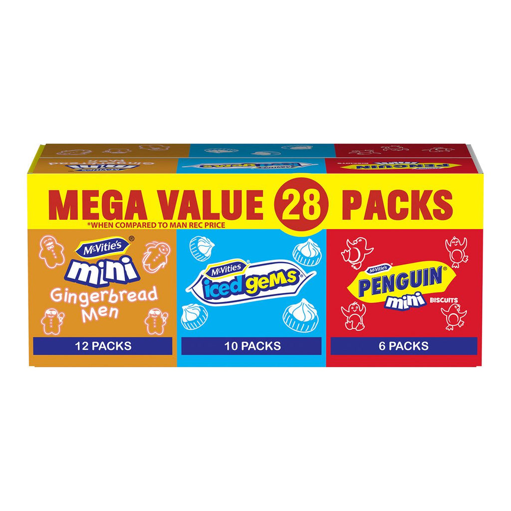 McVitie's Mini's Mixed Box, 28 Pack