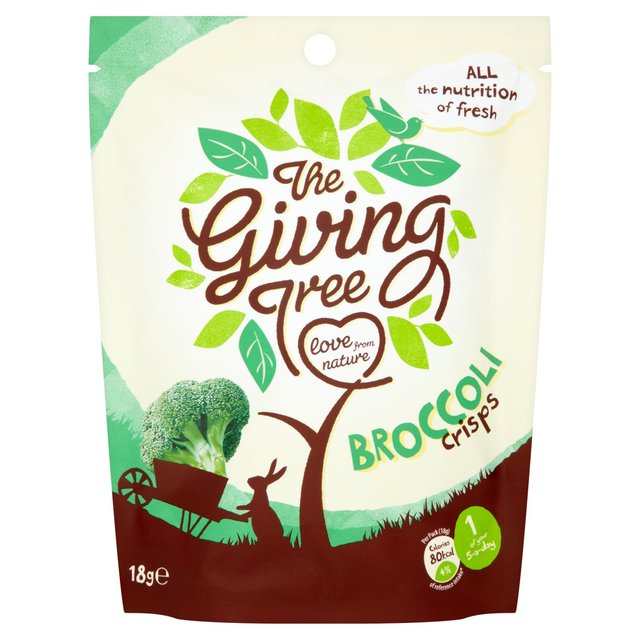 The Giving Tree Vacuum Fried Broccoli Crisps Food Cupboard M&S Default Title  